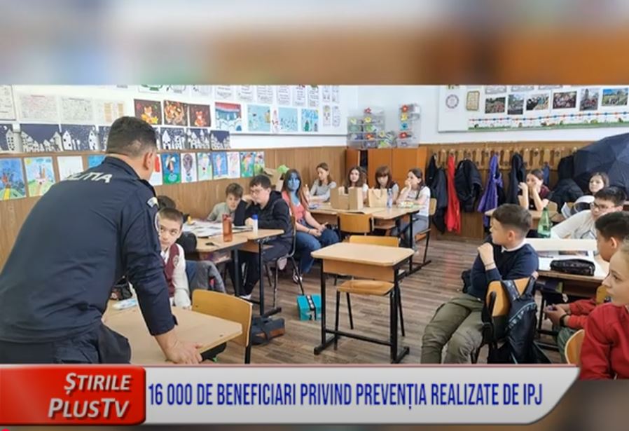 16 000 DE BENEFICIARI PRIVIND PREVENȚIA REALIZATE DE IPJ