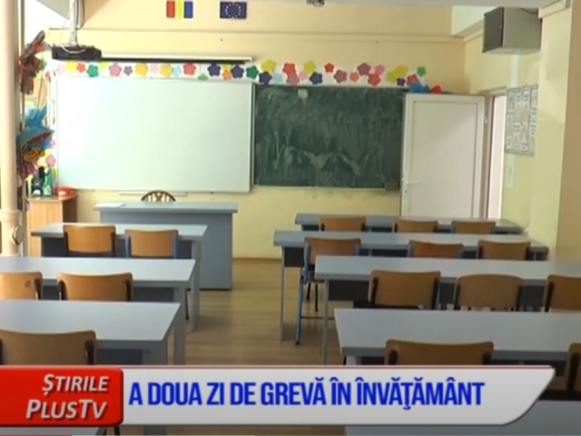 A DOUA ZI DE GREVĂ ÎN ÎNVĂŢĂMÂNT