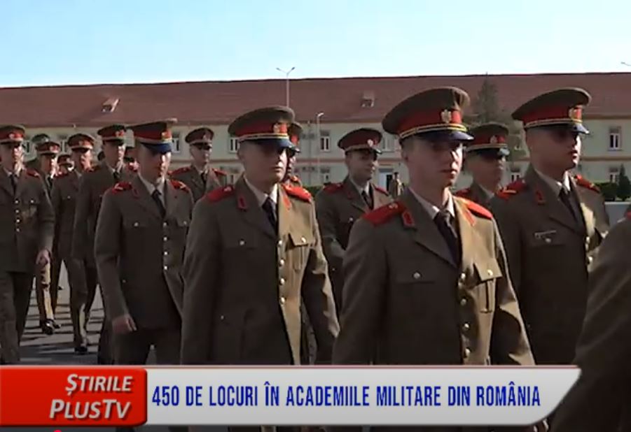 450 DE LOCURI ÎN ACADEMIILE MILITARE DIN ROMÂNIA