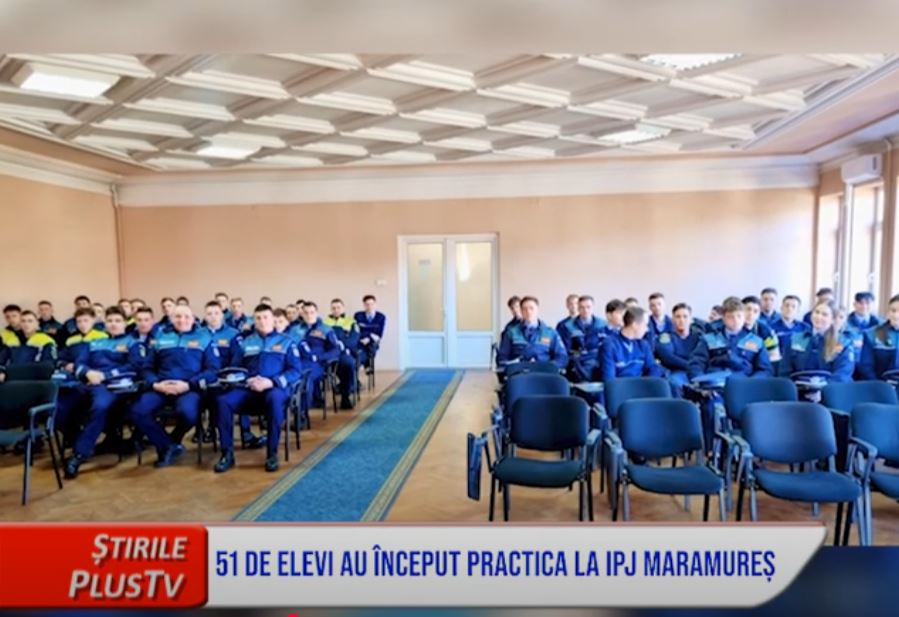 51 DE ELEVI AU ÎNCEPUT PRACTICA LA IPJ MARAMUREȘ