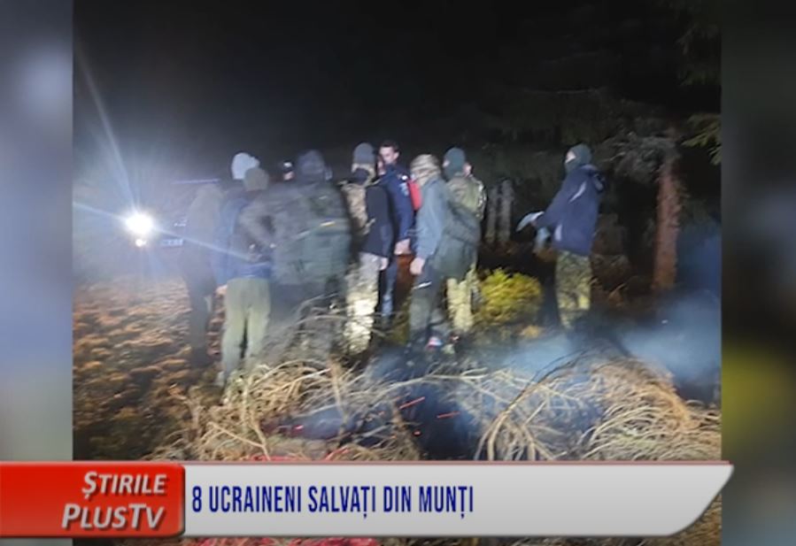 8 UCRAINENI, SALVAȚI DIN MUNȚI