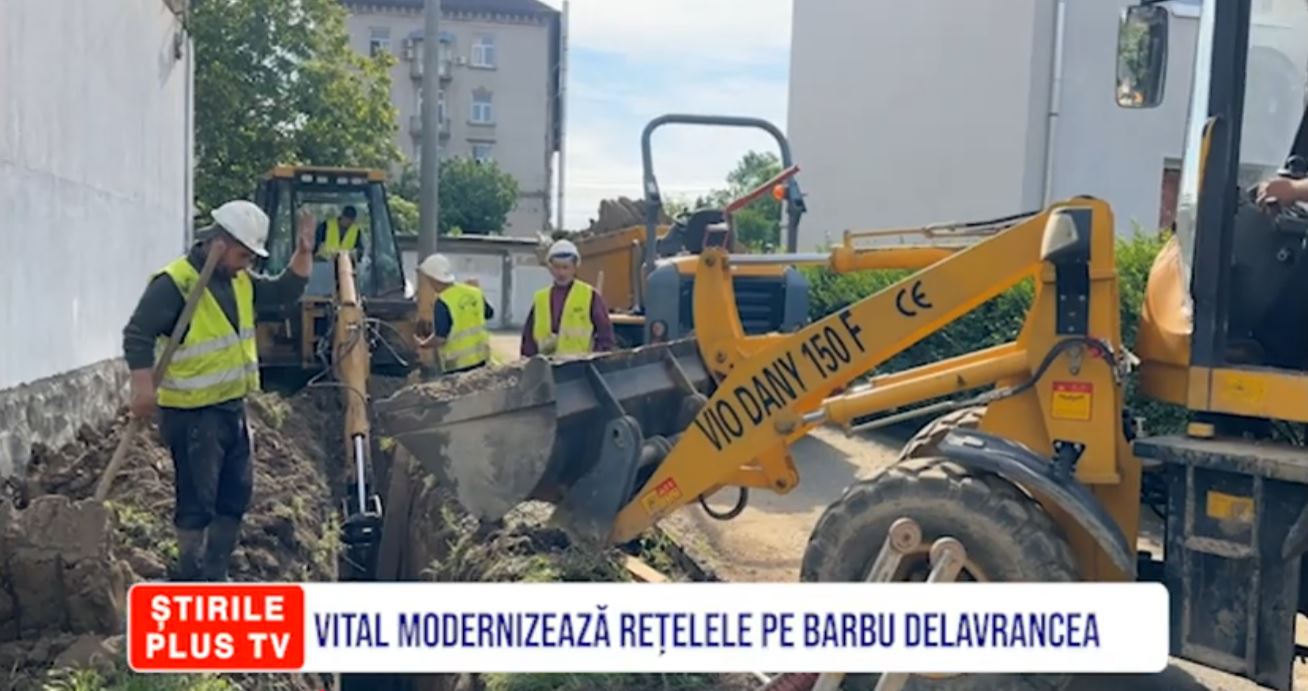 VITAL MODERNIZEAZĂ REȚELELE PE BARBU DELAVRANCEA