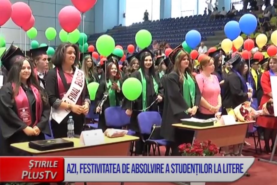 AZI, FESTIVITATEA DE ABSOLVIRE A STUDENȚILOR LA LITERE