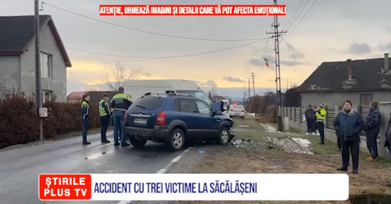 ACCIDENT CU TREI VICTIME LA SĂCĂLĂȘENI