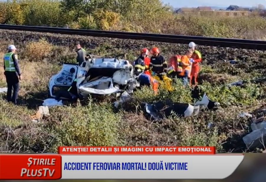 ACCIDENT FEROVIAR MORTAL! DOUĂ VICTIME