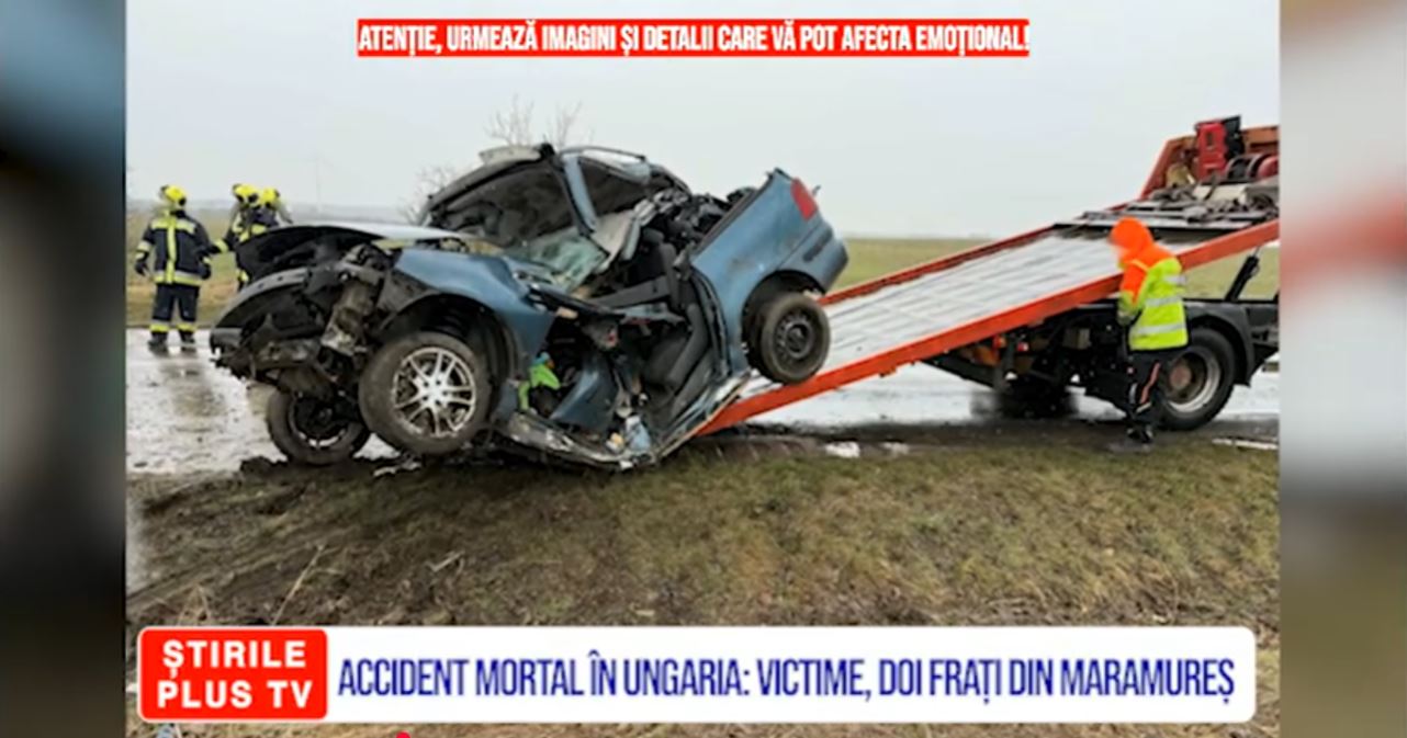 ACCIDENT MORTAL ÎN UNGARIA: VICTIME, DOI FRAȚI DIN MARAMUREȘ