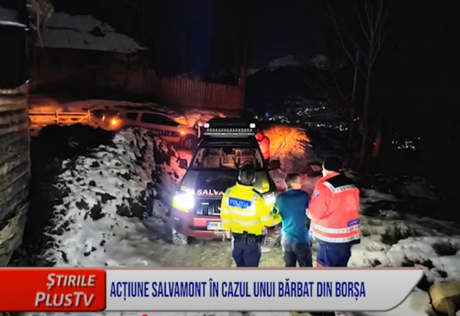 ACȚIUNE SALVAMONT ÎN CAZUL UNUI BĂRBAT DIN BORȘA