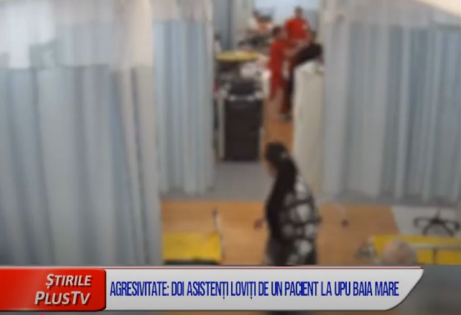 AGRESIVITATE: DOI ASISTENȚI LOVIȚI DE UN PACIENT LA UPU BAIA MARE