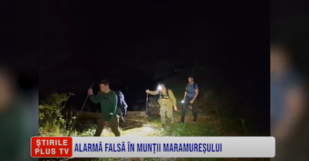 ALARMĂ FALSĂ ÎN MUNȚII MARAMUREȘULUI