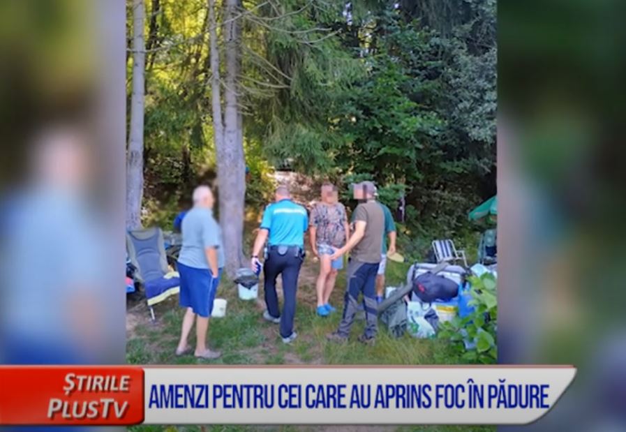 AMENZI PENTRU CEI CARE AU APRINS FOC ÎN PĂDURE