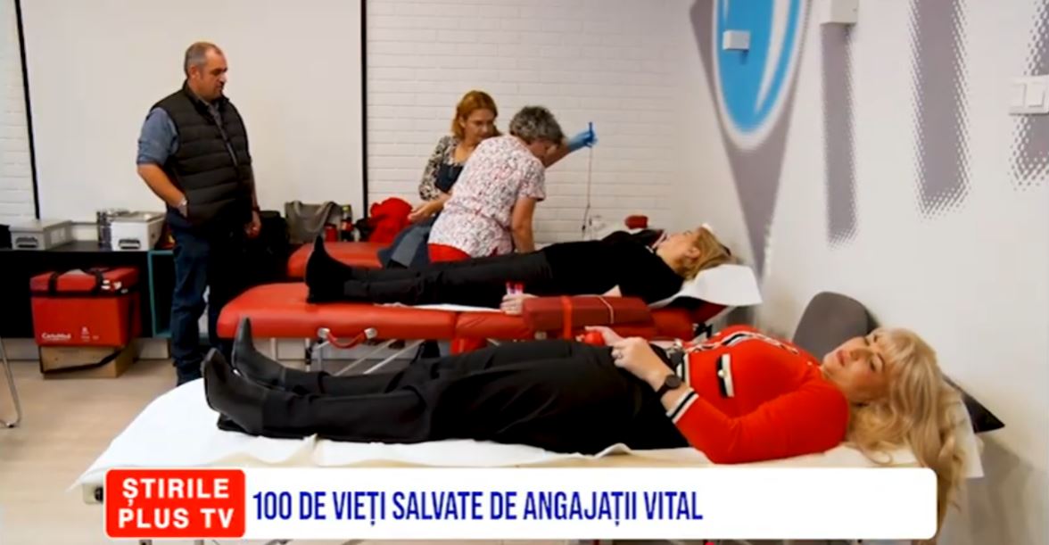 100 DE VIEȚI SALVATE DE ANGAJAȚII VITAL