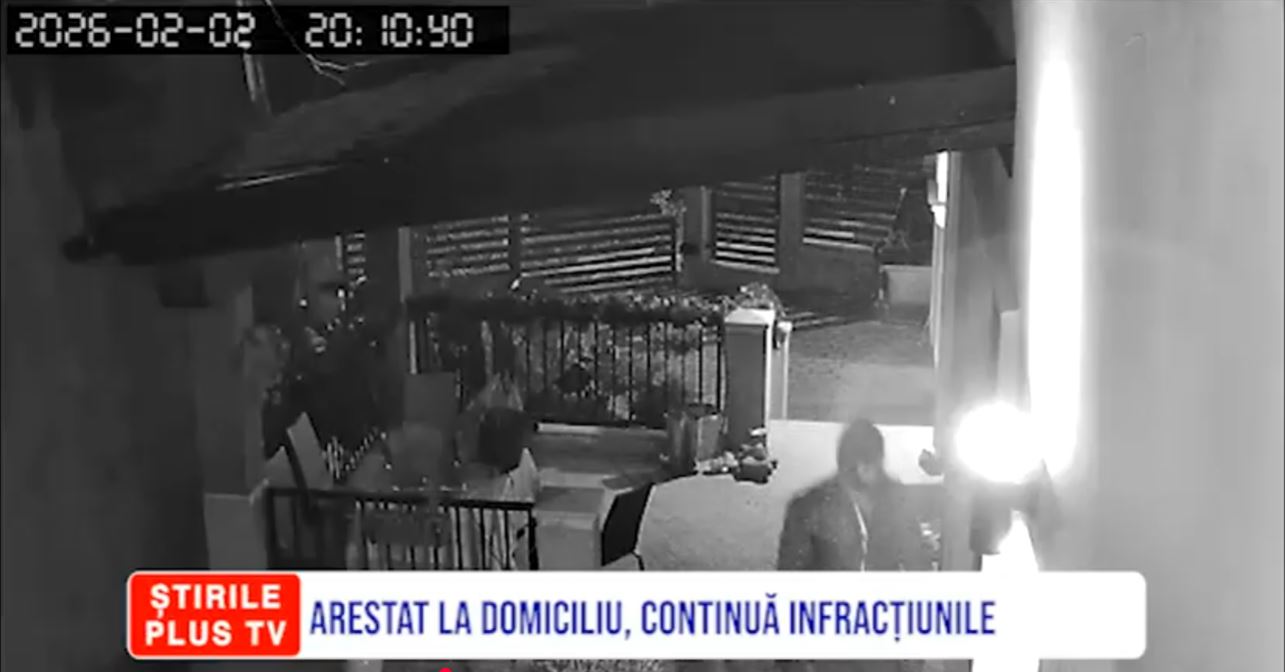 ARESTAT LA DOMICILIU, CONTINUĂ INFRACȚIUNILE