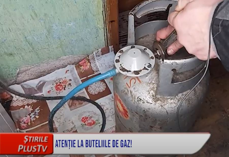 ATENȚIE LA BUTELIILE DE GAZ!