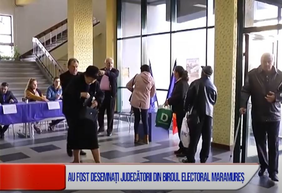 AU FOST DESEMNAȚI JUDECĂTORII DIN BIROUL ELECTORAL MARAMUREȘ