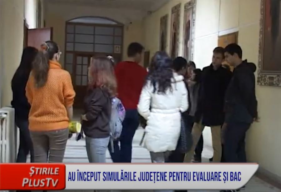 AU ÎNCEPUT SIMULĂRILE JUDEȚENE PENTRU EVALUARE ȘI BAC