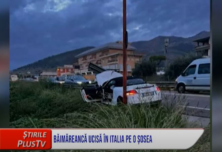 BĂIMĂREANCĂ, UCISĂ ÎN ITALIA PE O ȘOSEA