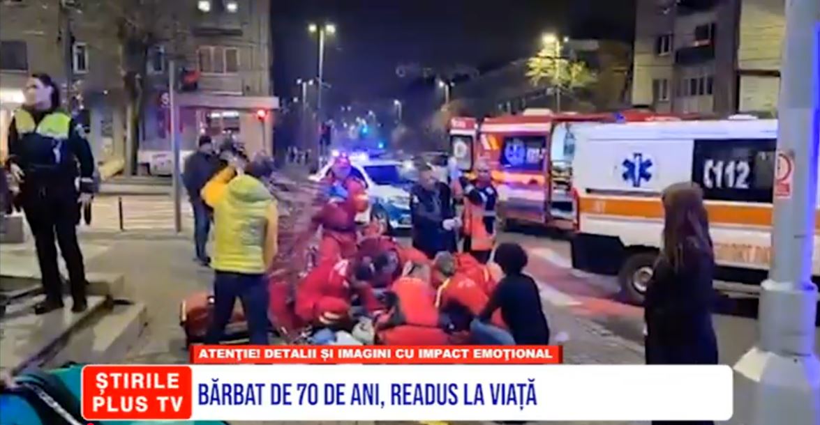 BĂRBAT DE 70 DE ANI, READUS LA VIAȚĂ