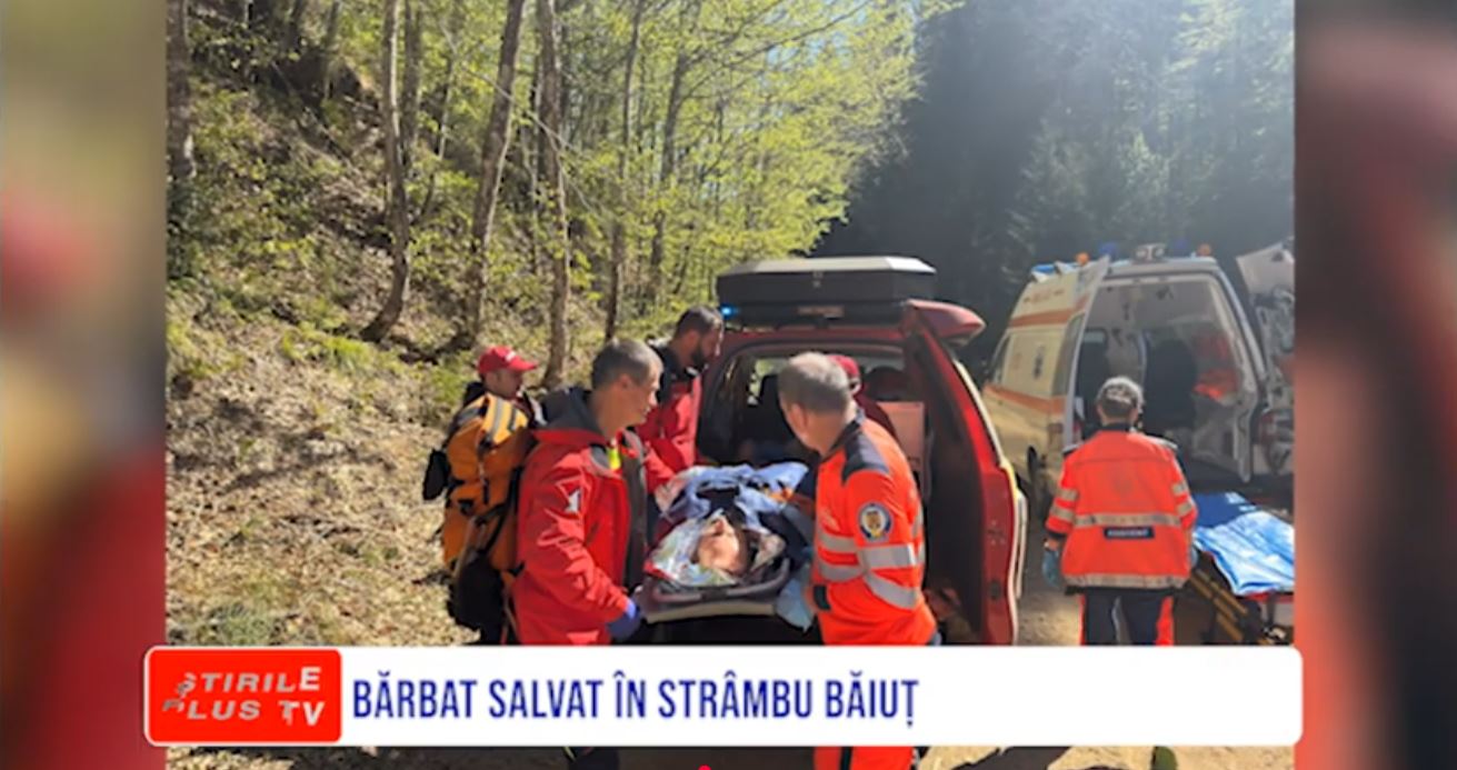 BĂRBAT SALVAT ÎN STRÂMBU BĂIUȚ