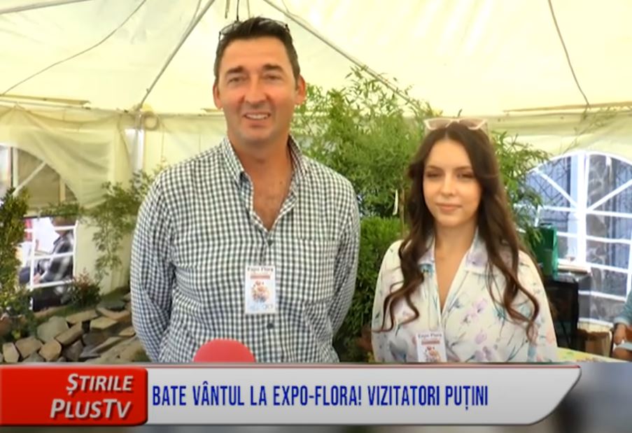 BATE VÂNTUL LA EXPO-FLORA! VIZITATORI PUȚINI