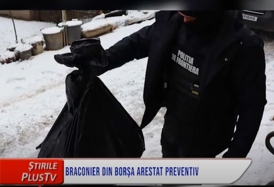 BRACONIER DIN BORȘA, ARESTAT PREVENTIV