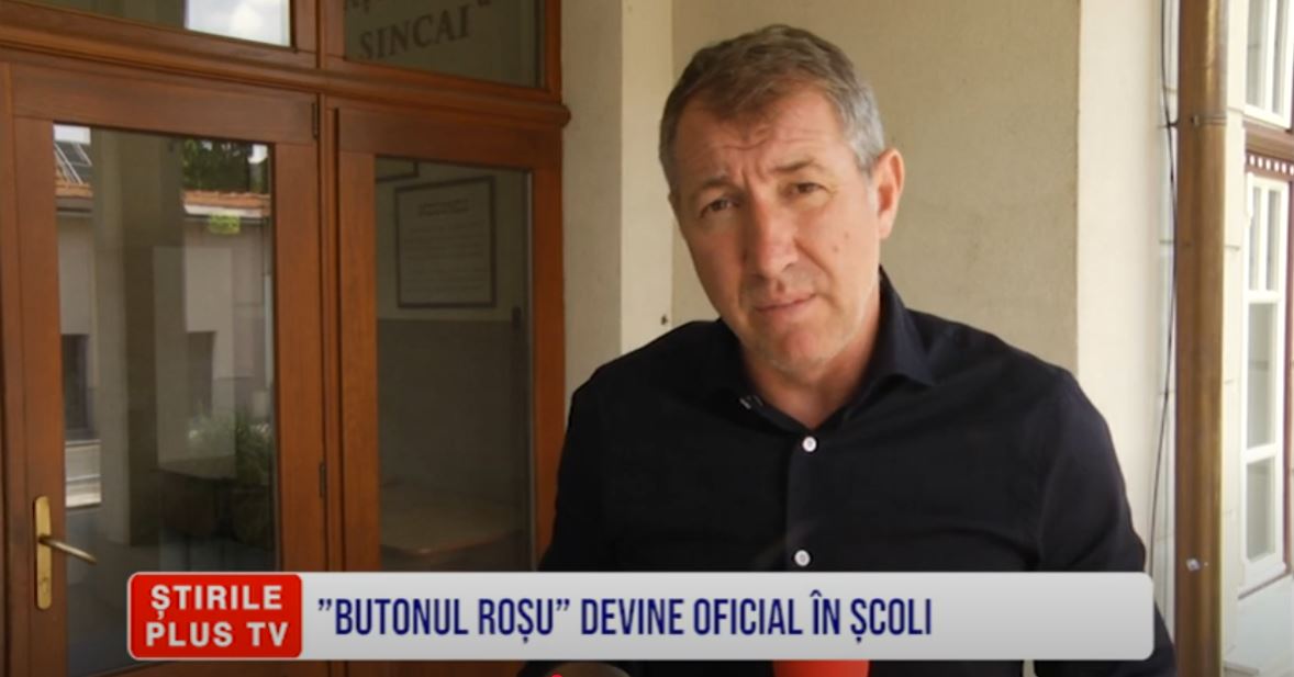 "BUTONUL ROȘU" DEVINE OFICIAL ÎN ȘCOLI
