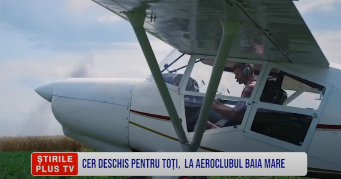 CER DESCHIS PENTRU TOȚI,  LA AEROCLUBUL BAIA MARE