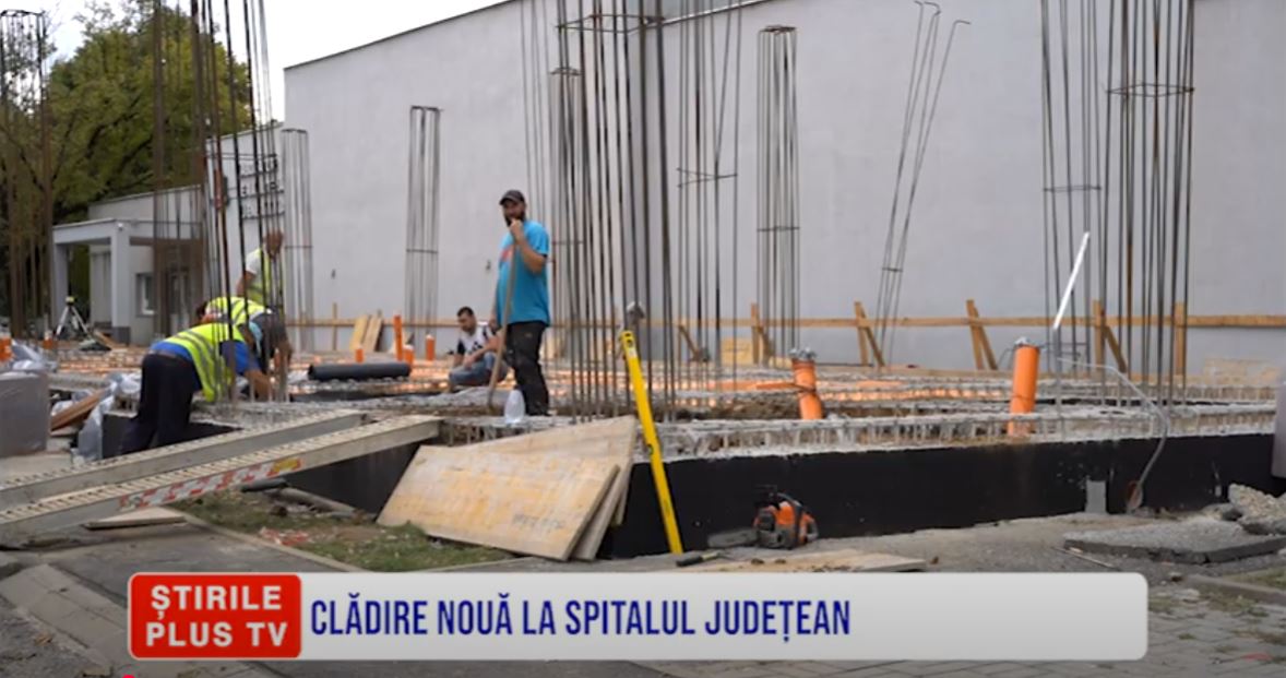 CLĂDIRE NOUĂ LA SPITALUL JUDEȚEAN