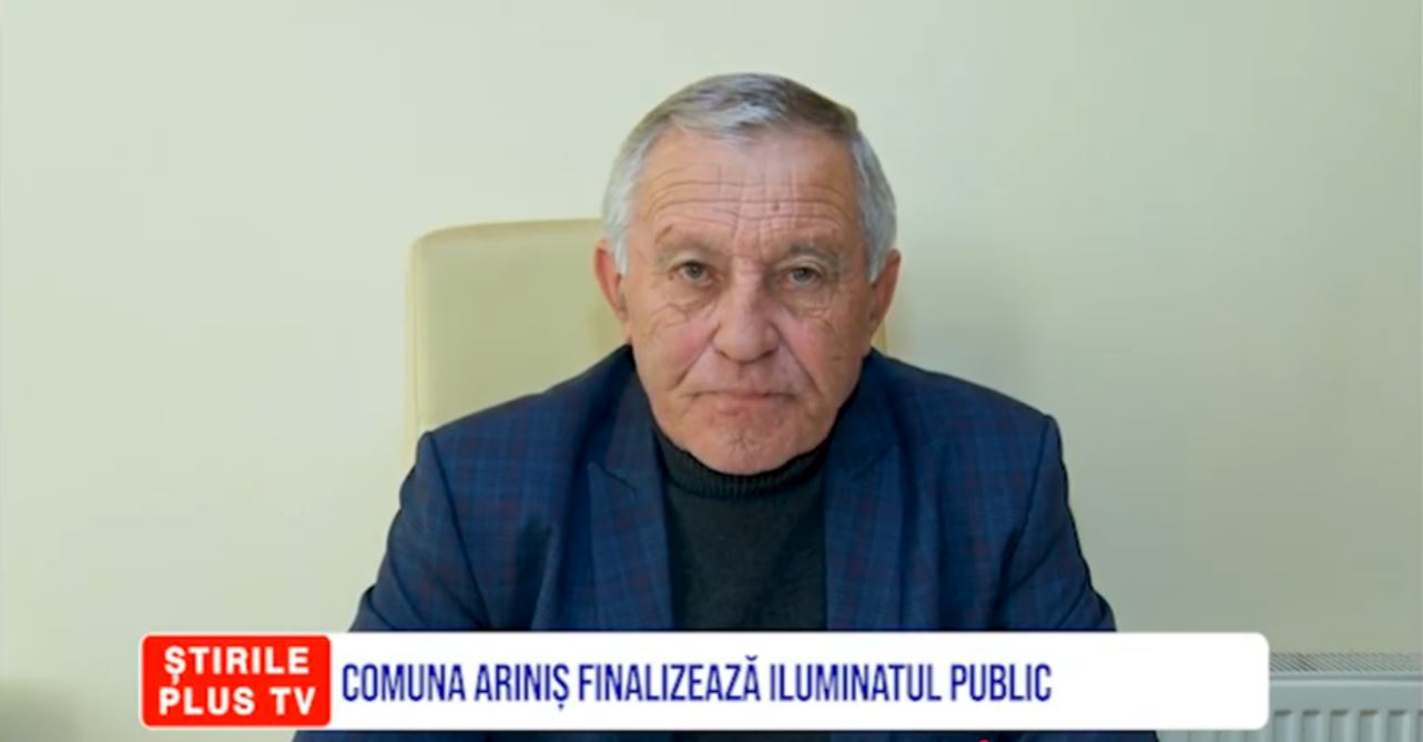 COMUNA ARINIȘ FINALIZEAZĂ ILUMINATUL PUBLIC