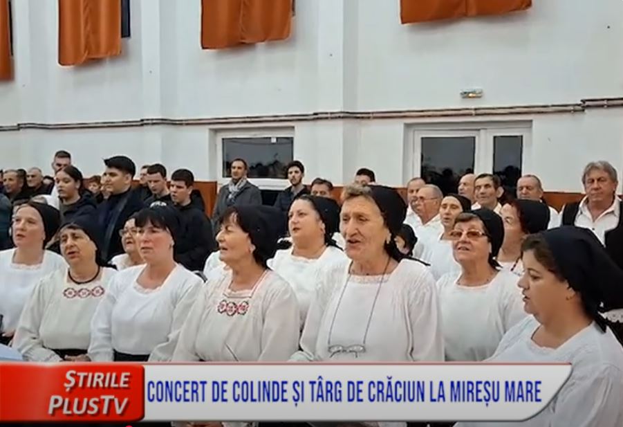 CONCERT DE COLINDE ȘI TÂRG DE CRĂCIUN LA MIREȘU MARE