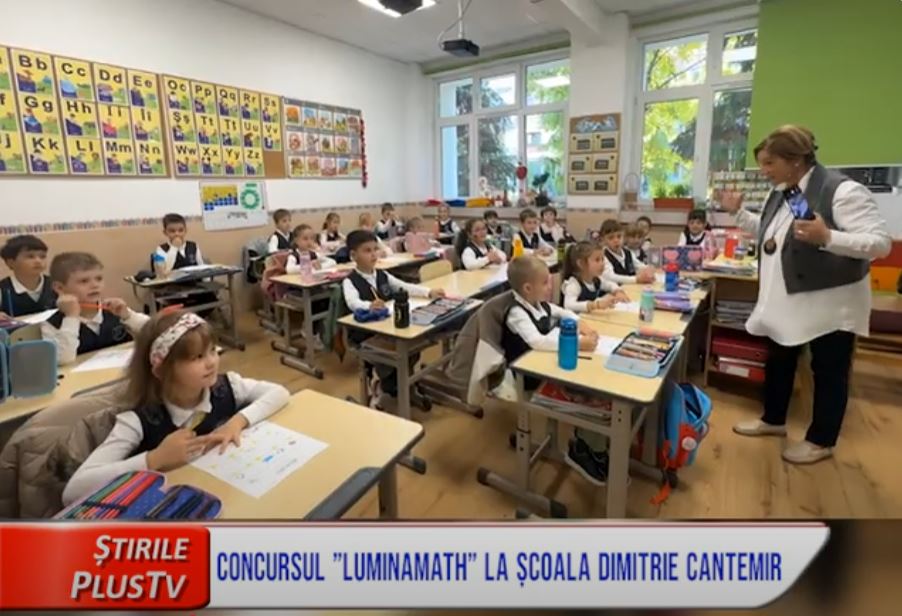 CONCURSUL ”LUMINAMATH” LA ȘCOALA DIMITRIE CANTEMIR