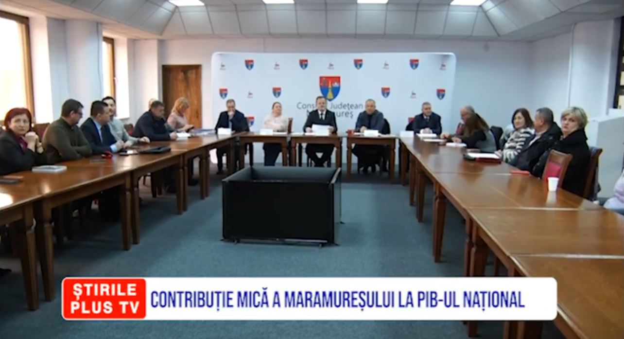 CONTRIBUȚIE MICĂ A MARAMUREȘULUI LA PIB-UL NAȚIONAL