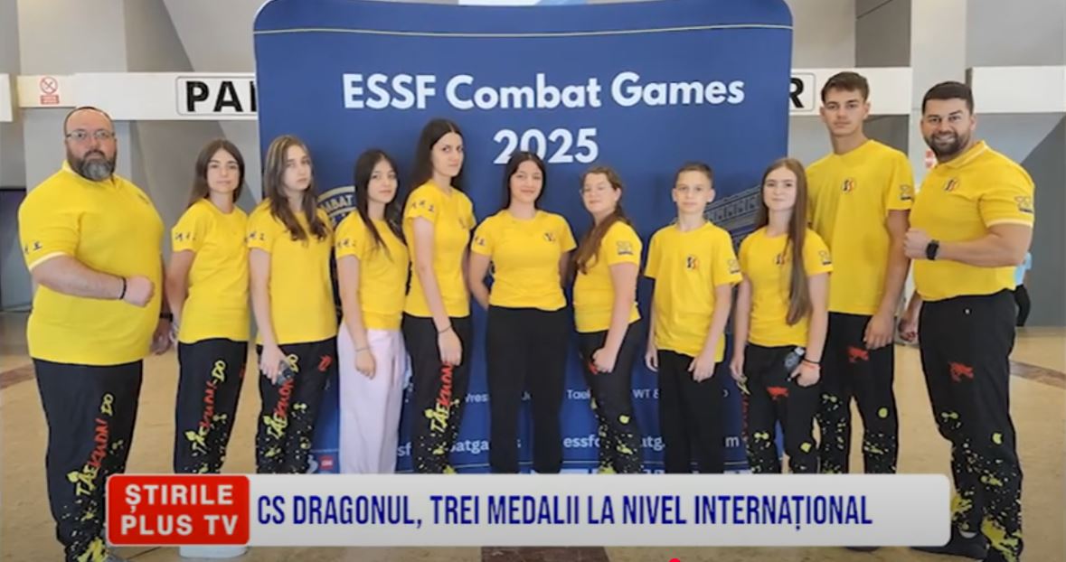 CS DRAGONUL, TREI MEDALII LA NIVEL INTERNAȚIONAL