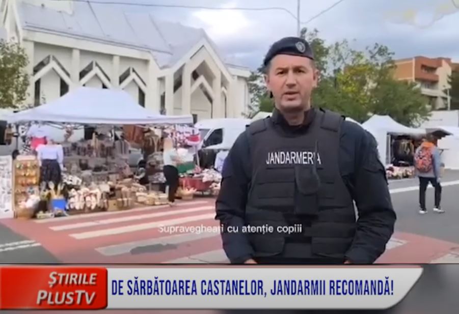 DE SĂRBĂTOAREA CASTANELOR, JANDARMII RECOMANDĂ!