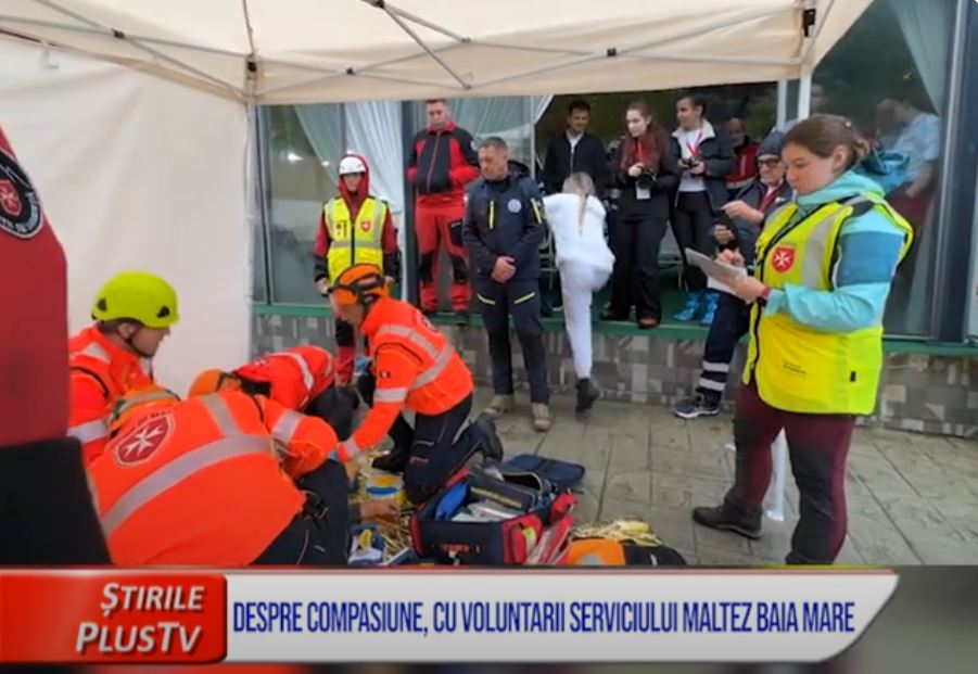 DESPRE COMPASIUNE, CU VOLUNTARII SERVICIULUI MALTEZ BAIA MARE