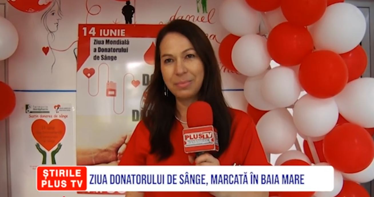 ZIUA DONATORULUI DE SÂNGE, MARCATĂ ÎN BAIA MARE