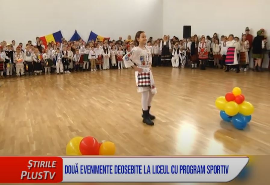 DOUĂ EVENIMENTE DEOSEBITE LA LICEUL CU PROGRAM SPORTIV