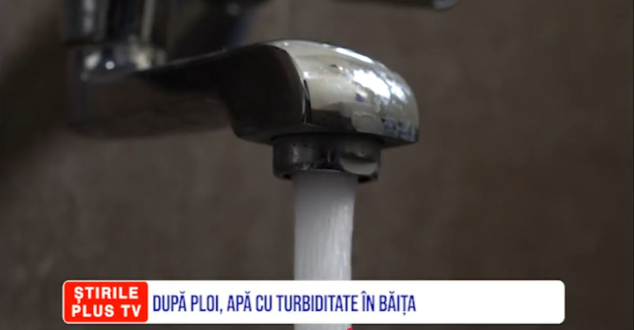 DUPĂ PLOI, APĂ CU TURBIDITATE ÎN BĂIȚA