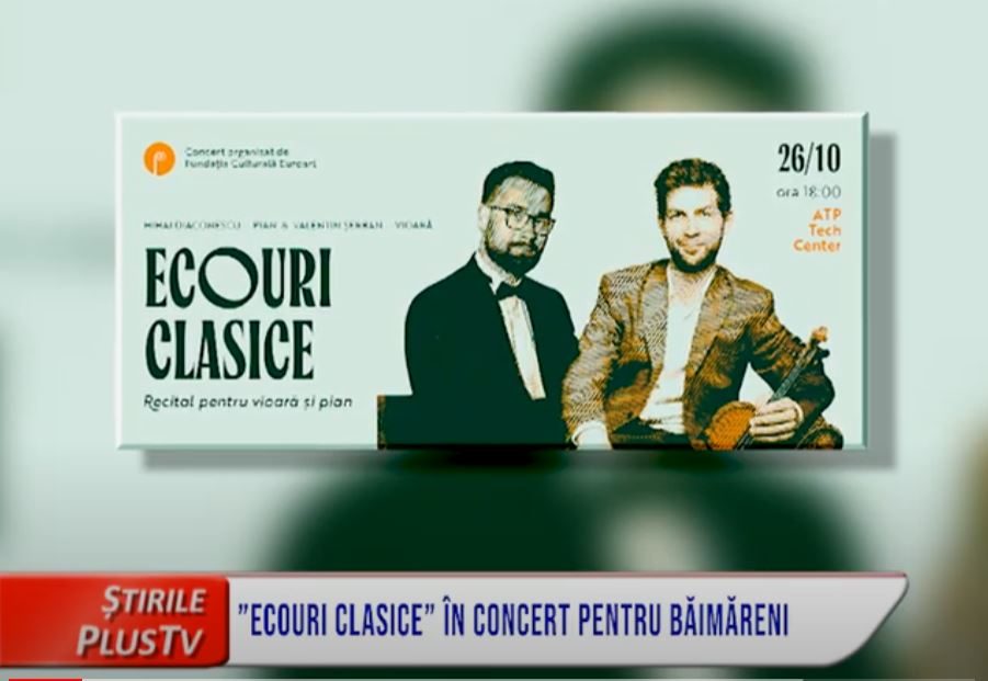 ”ECOURI CLASICE” ÎN CONCERT PENTRU BĂIMĂRENI