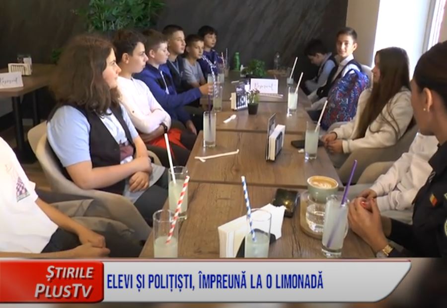 ELEVI ȘI POLIȚIȘTI, ÎMPREUNĂ LA O LIMONADĂ