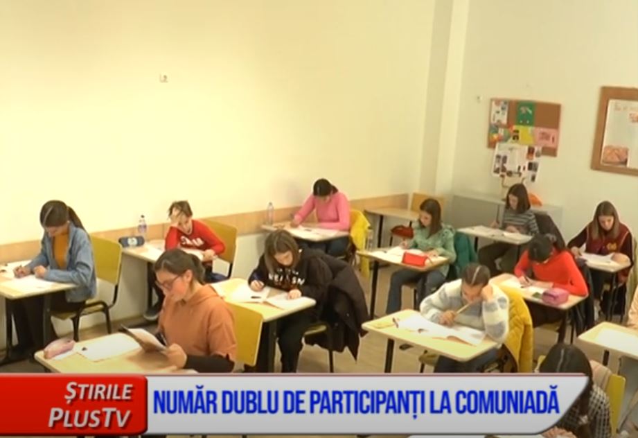 NUMĂR DUBLU DE PARTICIPANȚI LA COMUNIADĂ