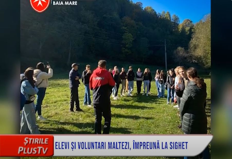 ELEVI ȘI VOLUNTARI MALTEZI, ÎMPREUNĂ LA SIGHET