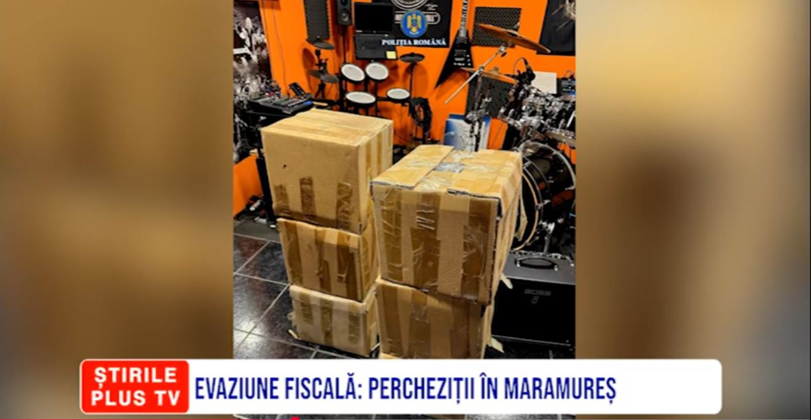 EVAZIUNE FISCALĂ: PERCHEZIȚII ÎN MARAMUREȘ