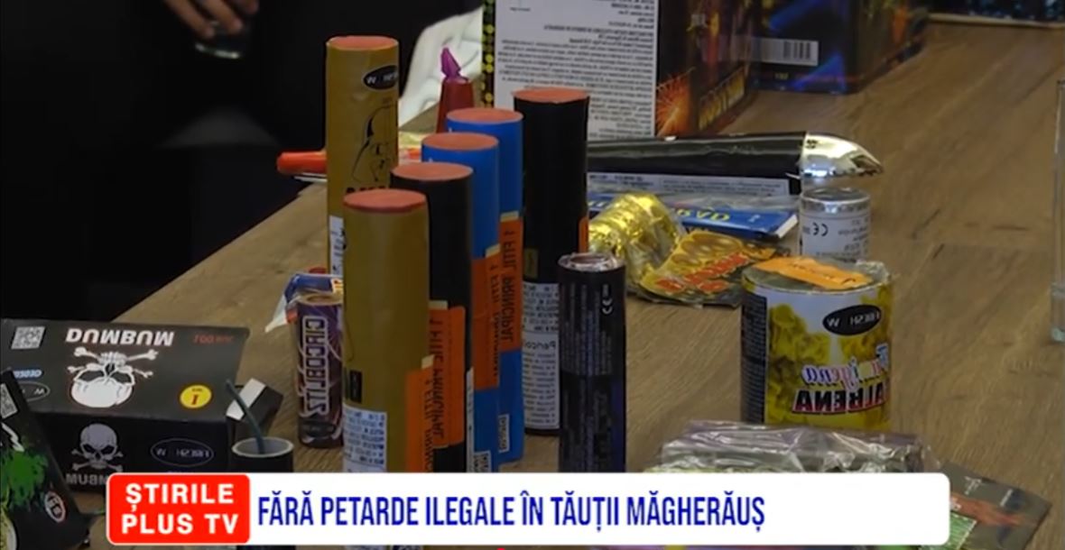 FĂRĂ PETARDE ILEGALE ÎN TĂUȚII MĂGHERĂUȘ