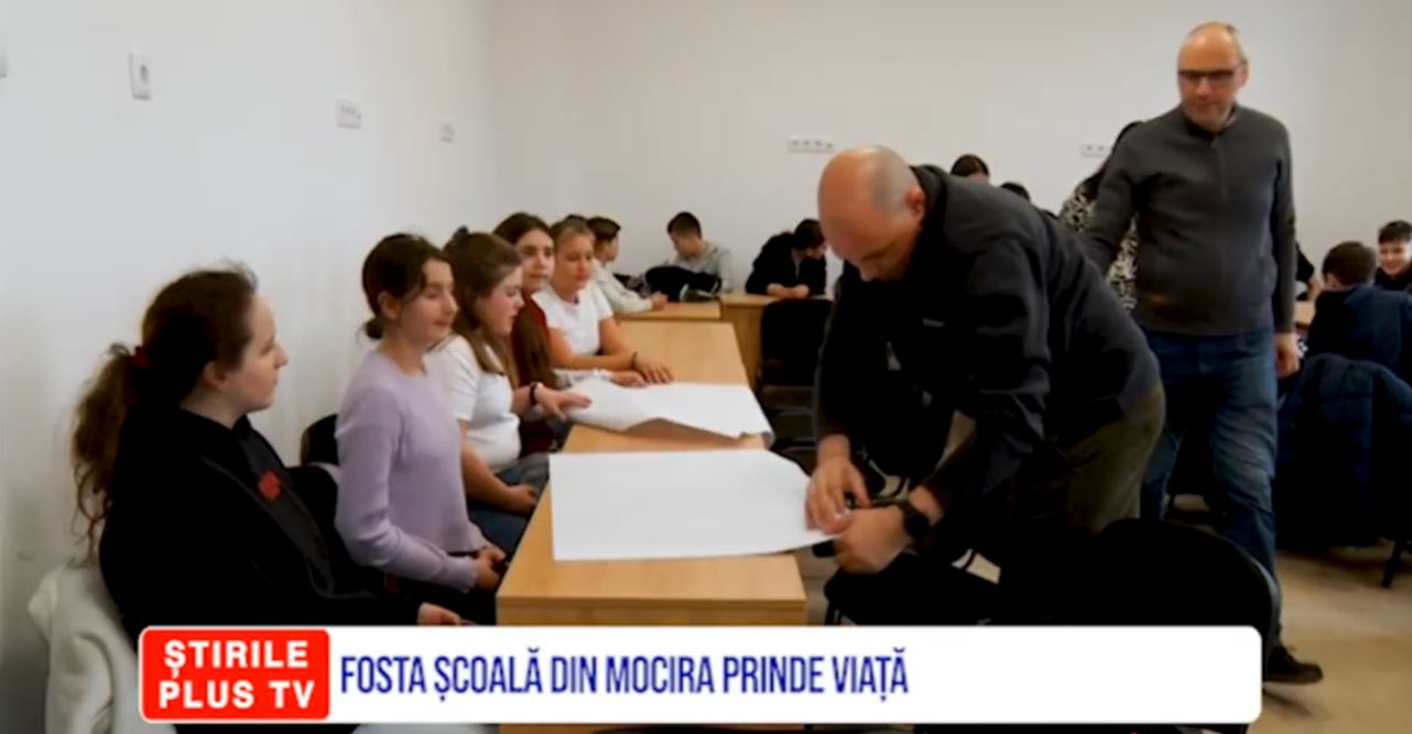 FOSTA ȘCOALĂ DIN MOCIRA PRINDE VIAȚĂ