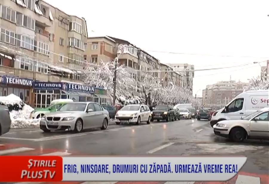 FRIG, NINSOARE, DRUMURI CU ZĂPADĂ. URMEAZĂ VREME REA!