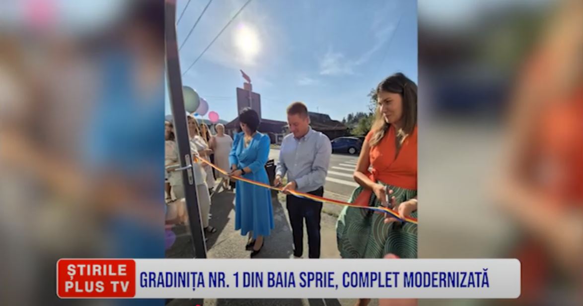 GRADINIȚA NR. 1 DIN BAIA SPRIE, COMPLET MODERNIZATĂ