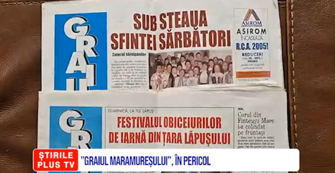 ”GRAIUL MARAMUREȘULUI”, ÎN PERICOL