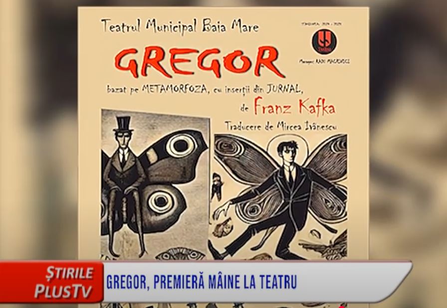 GREGOR, PREMIERĂ MÂINE LA TEATRU