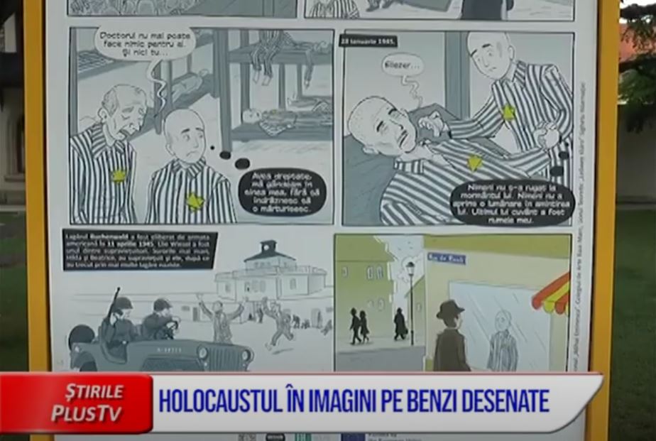 HOLOCAUSTUL, ÎN IMAGINI PE BENZI DESENATE