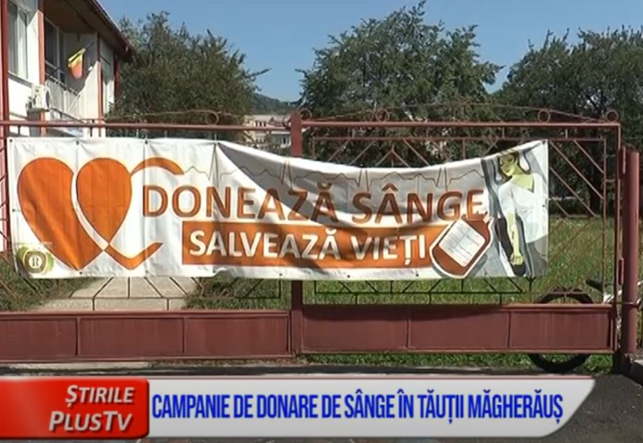 CAMPANIE DE DONARE DE SÂNGE ÎN TĂUȚII MĂGHERĂUȘ